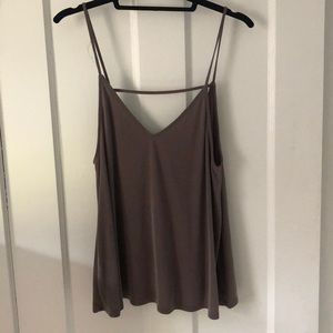 Urban Grey Flowy Tank Top